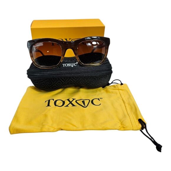 TOXIC Accessories - Toxic Women's Sunglasses TX-696-10 Brown 51.5/25.5 135 Hand Made Frames NIB